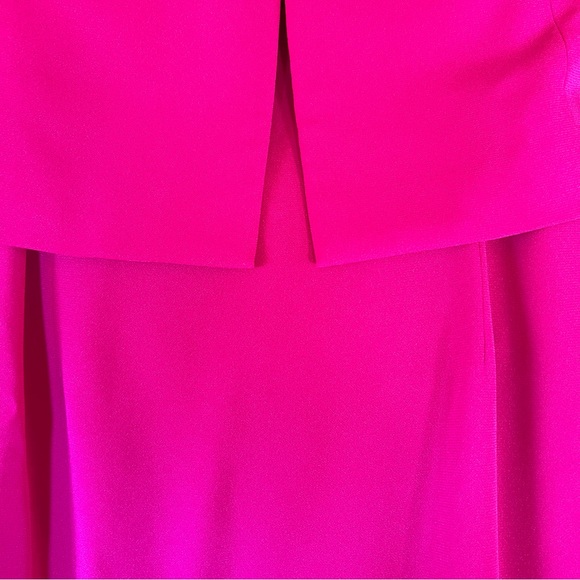 Daymor Formal Wear Dark Pink Size 10 Floor Length Dress with Bolero Jacket - Picture 2 of 14